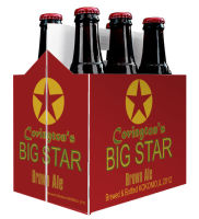 6 Pack Carrier Big Star includes plain 6 pack carrier and custom pre-cut labels